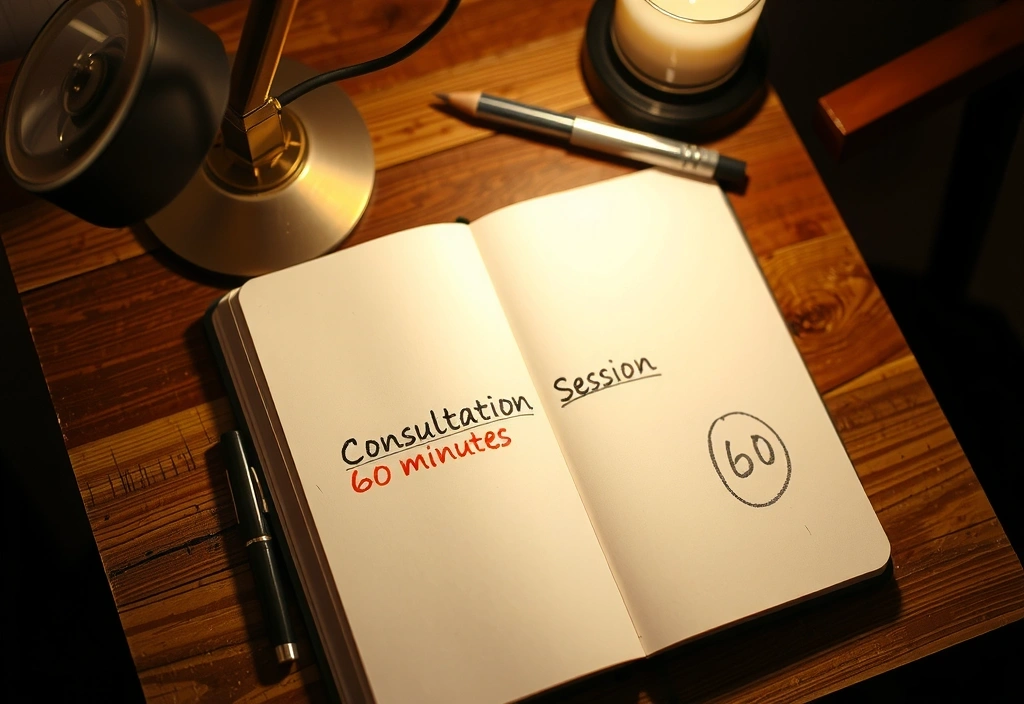 Časová osa konzultace v sešitě